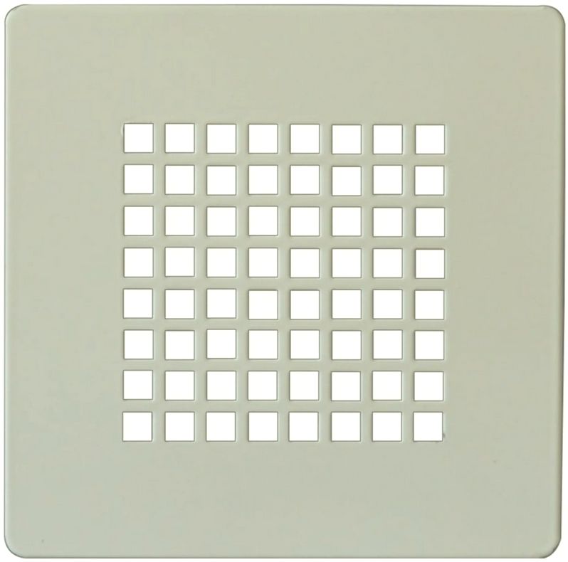 Ablaufgitter Eckig creme