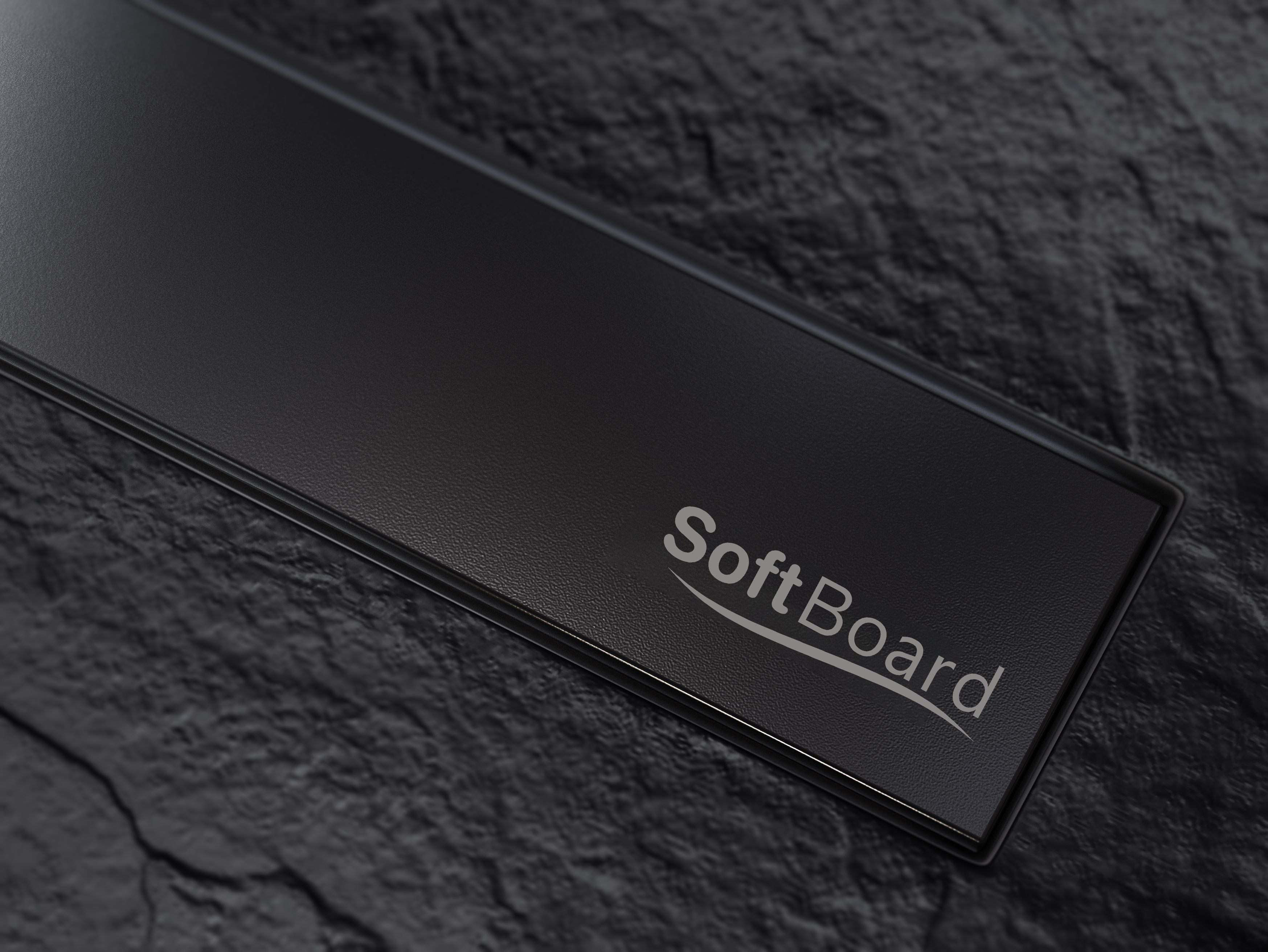 Rinnenabdeckung in schwarz