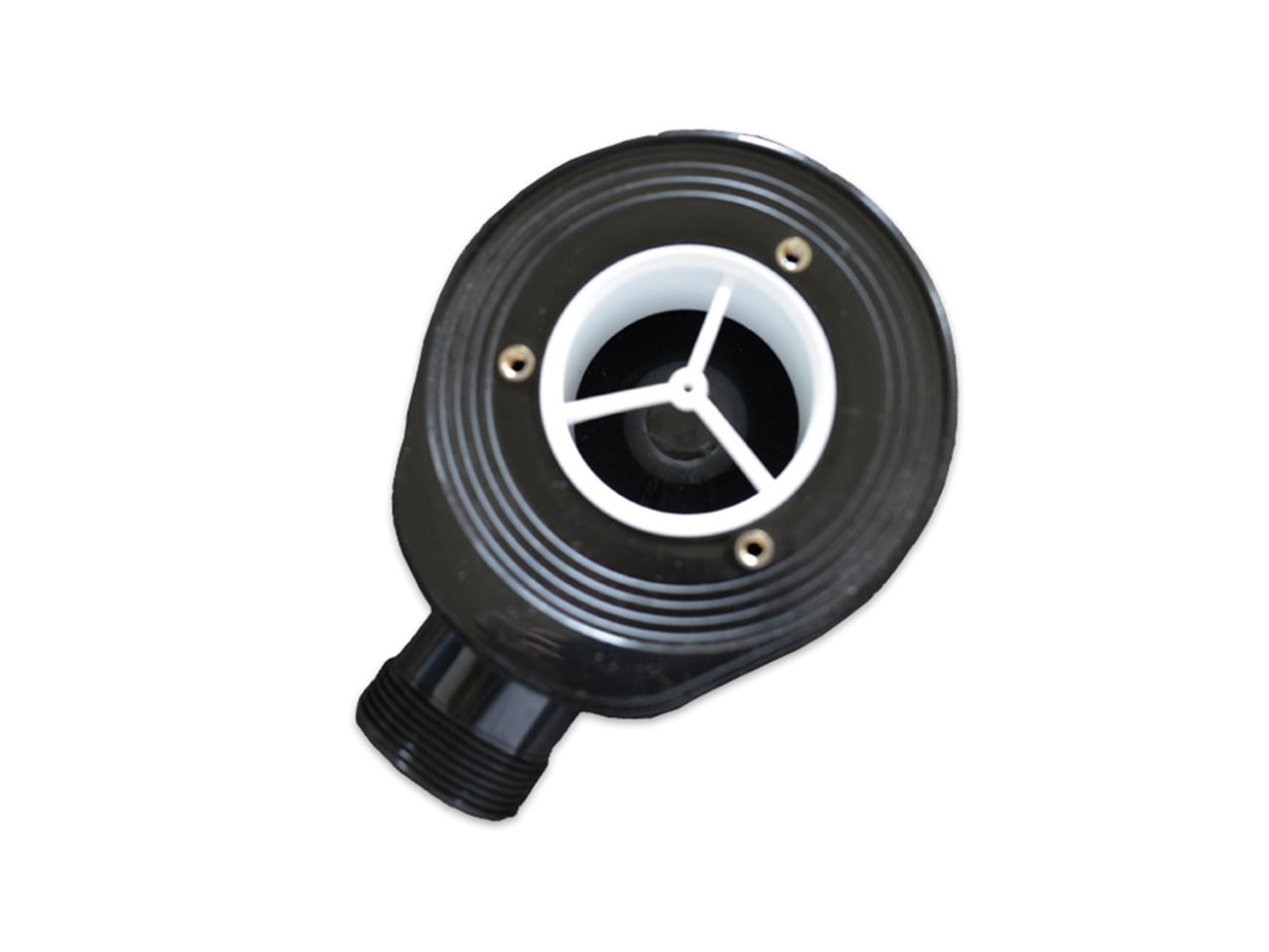 Ablauf Bauhöhe 61 mm Waagerecht schwarz