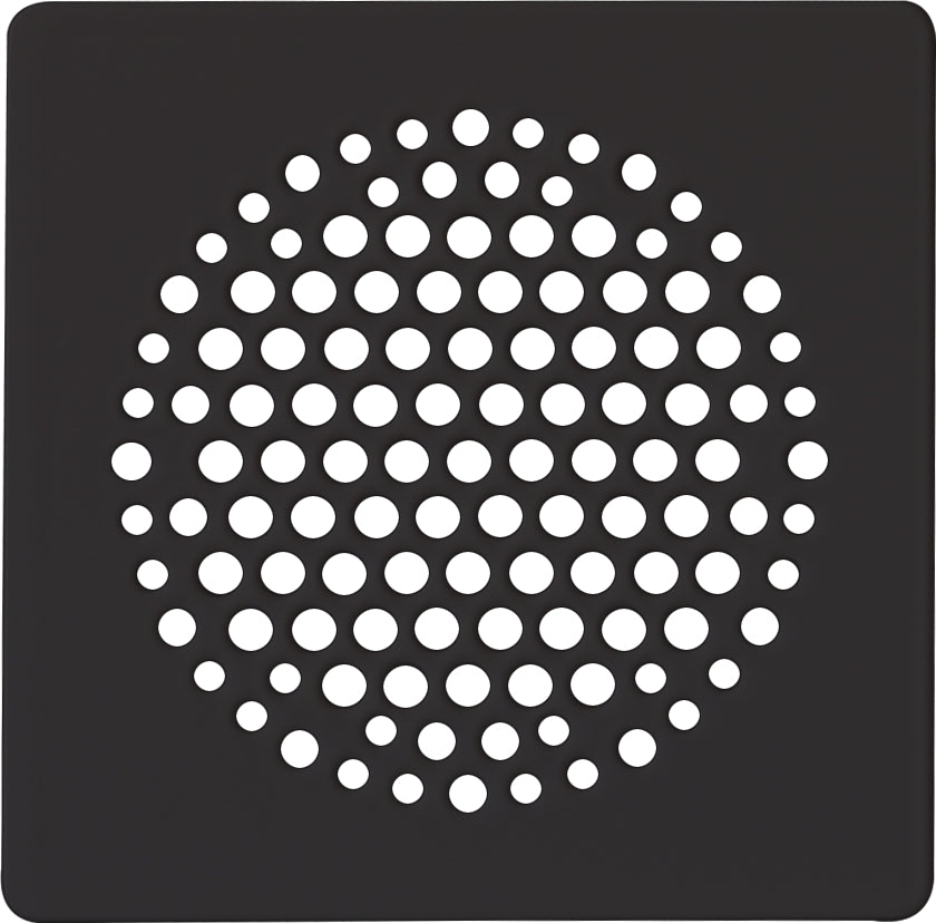 Ablaufgitter Rund schwarz